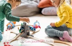 Smart Tech Sound Bahnhof Mit Action Tunnel - Brio -Brio Verkaufsgeschäft brio world 33973 gare smart tech sound accessoire pour circuit de train en bois actions de jeu stem jouets enfants interactif ambiance motrice wagon