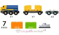 Großer Güterzug Mit Magnetladung - Brio -Brio Verkaufsgeschäft brio world 33982 long train de marchandises pour circuit de train en bois systeme d attache aimantee jouets