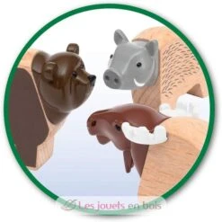 Nordische Waldtiere Set - Brio -Brio Verkaufsgeschäft brio world 33988 grand circuit exploration coffret complet 27 pieces avec pont et animaux du grand nord circuit de train en bois jouets enfants jeu