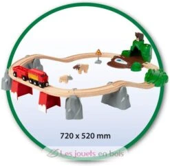 Nordische Waldtiere Set - Brio -Brio Verkaufsgeschäft brio world 33988 grand circuit exploration coffret complet 27 pieces avec pont et animaux du grand nord circuit de train en bois jouets enfants jeux