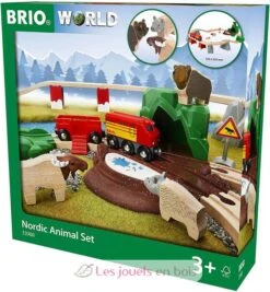 Nordische Waldtiere Set - Brio -Brio Verkaufsgeschäft brio world 33988 grand circuit exploration coffret complet 27 pieces avec pont et animaux du grand nord circuit de train en bois jouets enfants jeux l 2
