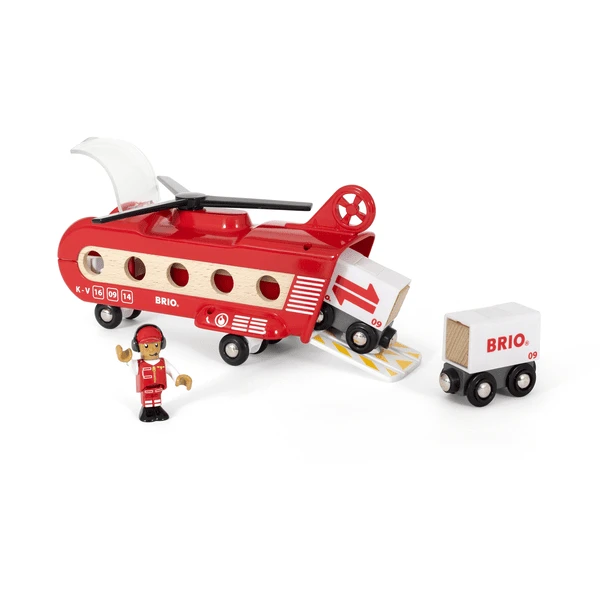 BRIO® WORLD Eisenbahn-Transporthubschrauber 33886 1 BRIO® WORLD Eisenbahn-Transporthubschrauber 33886