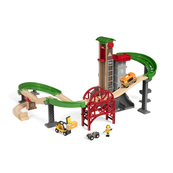 BRIO® WORLD Großes Lagerhaus-Set Mit Aufzug 1 BRIO® WORLD Großes Lagerhaus-Set Mit Aufzug