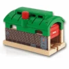 BRIO® WORLD Lokschuppen Mit Rolltor 33574
