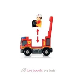 Bahn Feuerwehr Set - Brio 16 Bahn Feuerwehr Set - Brio -Brio Verkaufsgeschäft circuit pompier lutte contre feu circuit de train