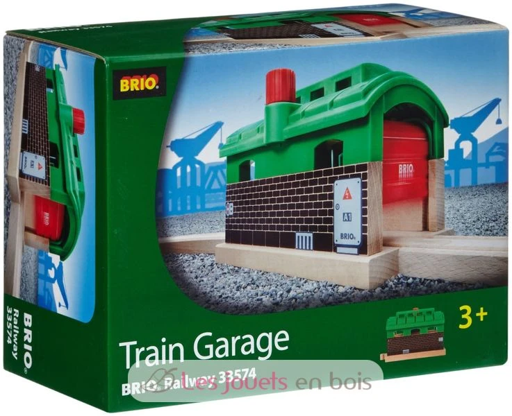 Lokschuppen Mit Rolltor - Brio 2 Lokschuppen Mit Rolltor - Brio – Bild 2