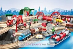 Deluxe Bahn Set BRIO - Brio 16 Deluxe Bahn Set BRIO - Brio -Brio Verkaufsgeschäft univers brio world 33052 circuit chemin de fer deluxe coffret complet 87 pieces circuit de train bois 2 niveaux jouet
